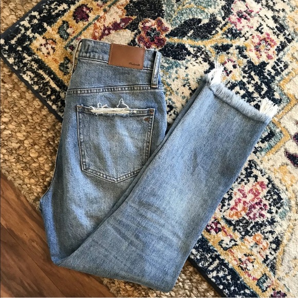 Madewell Denim - Madewell the perfect vintage jean gray trim